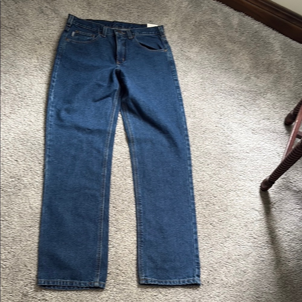 Carhartt Deep Blue Denim Jeans
